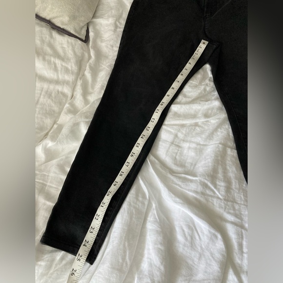 J Jill 12 petite washed black 5 pockets leggings - Picture 4 of 10